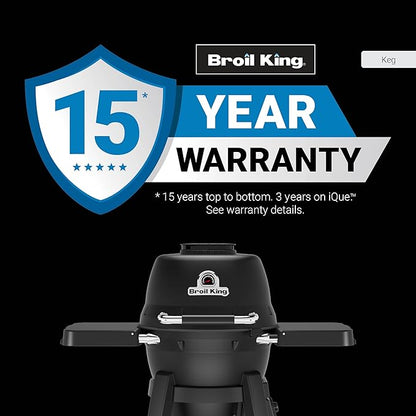 Broil King 420150 Keg Kamado Charcoal Grill in Black