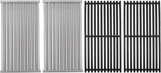 BQMAX Grill Emitter Grill Grates for Charbroil Tru-Infrared 2 Burner 466642416 463644220 463632320 463642316, Stainless Steel Emitter for Charbroil Replacement Parts for Char broil G362-0008-W1
