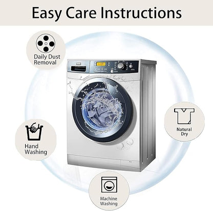 LUSHVIDA Moroccan Outdoor Round Tablecloth with Umbrella Hole and Zipper, 60 Inch Blue, Waterproof Wrinkle Free Table Cloth Decorative Fabric Washable Table Cover for Patio, Party, Picnic