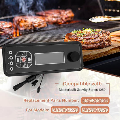 Digital WIFI Controller Replacement for Masterbuilt Gravity Series 1050 Digital Charcoal Grill + Smokers, 9904200004 Control Panel Board Replacement Parts for Masterbuilt MB20041220, MB20041320