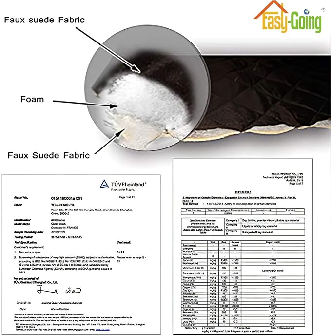 Easy-Going Reversible Couch Cover, Small Chair, Brown/Brown | Machine Washable Slipcover For Dogs, Water Resistant Furniture Mat For Living Room, Non-Slip Sofa Cover, Pet Friendly
