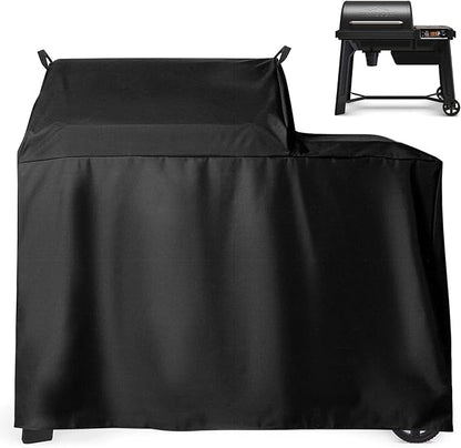 Grill Cover for Traeger Woodridge Pellet Grill, BAC761 Smoker Cover for Traeger Grills TFB86MLH Pellet Series Grill, 600D Pellet Full Length Cover for Woodridge Accessories