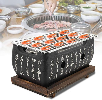 Barbecue Tools, High Temperature and Fire Resistant Material, Japanese Barbecue Grill, Small Stove for Japanese Food, Charcoal Barbecue, Alcohol Stove