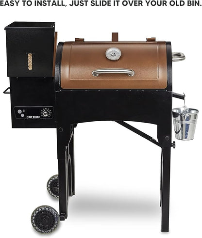 Stanbroil Pellet Grill Hopper Extension for Pit Boss 340 and 440 Series, Black