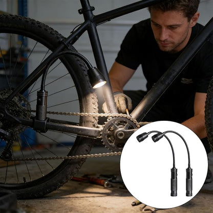 Portable Battery Power LED Work Light for Camping Hiking and Barbecue Feature Strong Base and Flexible Neck Car Light