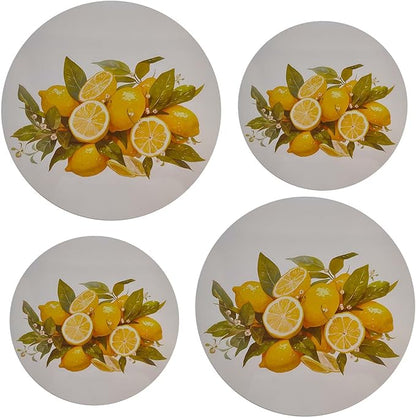 Kerixi Electric Stove Burner Covers Range Top For Expanding Counter Space Stovetop Decor (Yellow Lemon)