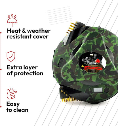 Grillbot Silicone Covers, Ultimate Protection for Your Robotic Grill Cleaner - Durable, Heat & Weather Proof, Easy-to-Use Grillbot Skin