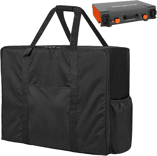 Griddle Carry Bag for Blackstone 2363 2250 2246 2364 Adventure Ready 14" Propane Camping Griddle with Side Burner, Storage Bag with Handles & Side Pockets, Portable Carrying Case