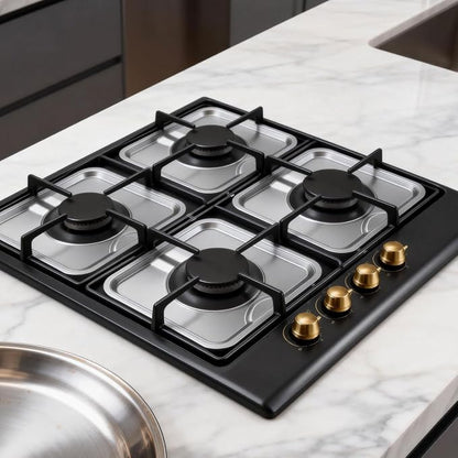 Angoily 4 Pcs Burner Covers, 7.68 Inch Stainless Steel Square WP786333, AP6011553, PS11744751 Gas Stove Burner Liner, Heavy Thick Kitchen Bib Drip Pan Top Cover Heat Resistant Replacement Pan