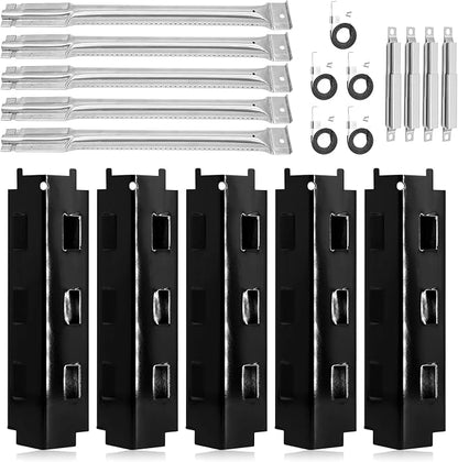 Yiming Grill Replacement Parts for Charbroil 463230515, 463230512, 463230513, 463230514, 463239915, 463230511 Grill Models. Grill Burners, Heat Plate Shields, Adjustable Crossover Tubes, Igniters.