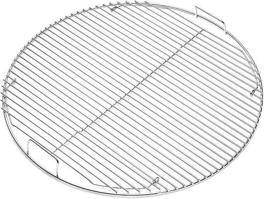 22-inch Stainless Steel Cooking Grate Hinged for 7436 Weber Grill Grates Round Hinged, Non-Stick Reliable Grill Grate Replacement Parts for Weber One-Touch and Kettle Premium Series