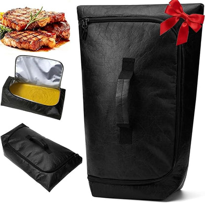 270° Opening BBQ Blanket for Resting Meat, Insulated Leak-Proof Meat Resting Bag for Brisket Turkey Pork, Smoker Accessories for Kitchen Camping Party, Anniversary Birthday Gift for Men Dad Husband
