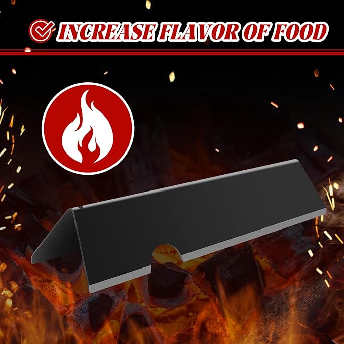 Flavorizer Bars Replacement for Weber Spirit, 7635 Flavor Bars for Weber Spirit I & II 200 with Front Control, Spirit E210, E220, S210, S220 15.3 inch