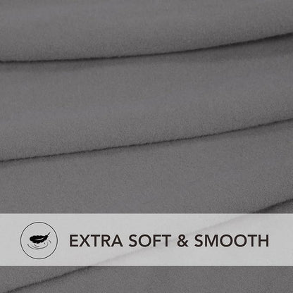 PureFit Super Stretch Sofa Slipcover – Spandex Non Slip Soft Couch Sofa Cover, Washable Furniture Protector with Non Skid Foam and Elastic Bottom for Kids, Pets (Oversized, Light Gray)