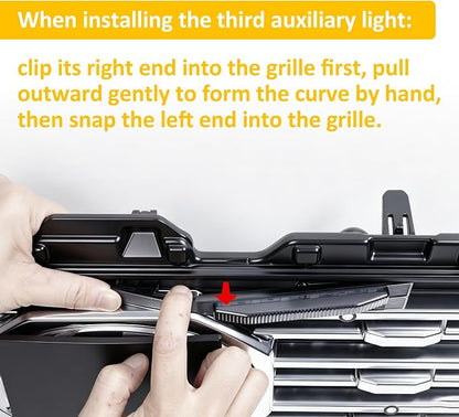Amber Led Grills Light for 6th gen Toyota 4Runner Limited 2025 | 2027 2026 Grille Grill Lights Accessories