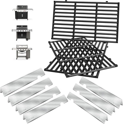 GS4 Genesis 2 Grill Parts for Weber GS4 Genesis II/II LX 400 SER Genesis II E410 Replacement 4-Burner Genesis 400 (2022 YRS) Accessories for Weber Flavorizer Bars 66030 66033 &Grill Grates 66097 66089