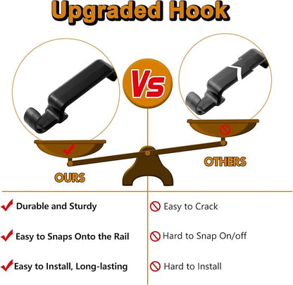 BAC643 P.A.L. Pop-and-Lock Hooks Replacement Parts for Traeger Grill Tool Hooks Ironwood XL Silverton Ironwood Timberline Timberline XL Flatrock TFB61RLG TFB93RLG TBB01RLG BAC613 Accessories Hook