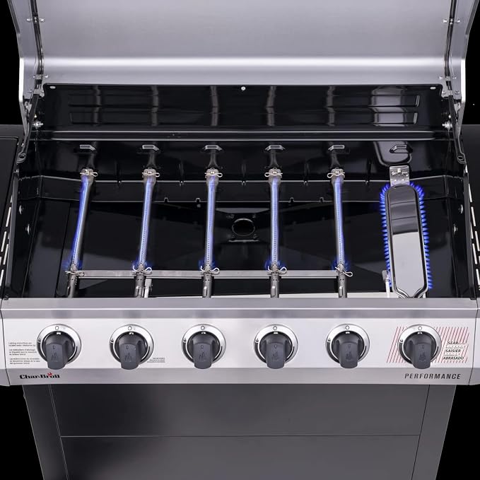 Grill Repair Kit for Char-Broil Performance 463448021 463365021; 4/5 Burner | Fits 463450022, 463451022, 463352521, 463366022; 15.5" heat plates, 15.3" burners, igniters; G325-0002-W1, G327-2100-W1