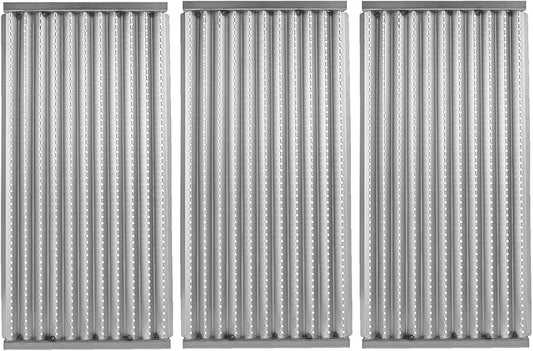 BBQ Future 18 7/16" Grill Grate Replacement Part for Charbroil Tru-Infrared 3 Burners Gas Grill 463241314 463257110 46327091 463271912 466247109 and more, 3 Pack Stamped Stainless Steel Emitter