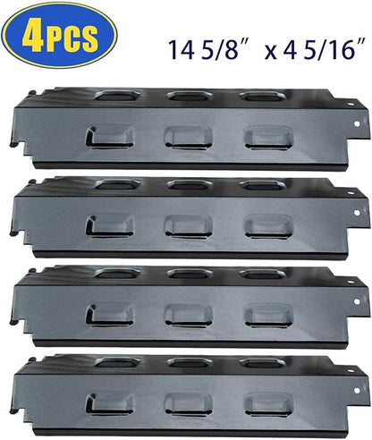 Repair Kit Replacement for Charbroil 461442114, 463441514, 463440109 Grill, Porcelain Steel 14 5/8" Heat Shield Plate, Stainless Steel 14 3/8" Grill Tube Burner,7 1/4" Carryover Tubes