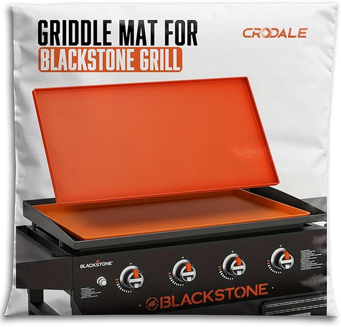 28" Silicone Griddle Mat for Blackstone, Heavy Duty Food Grade Blacktone Griddle Mat, BBQ Shield Against Rust, Grease & Dirt, All-Season Protection