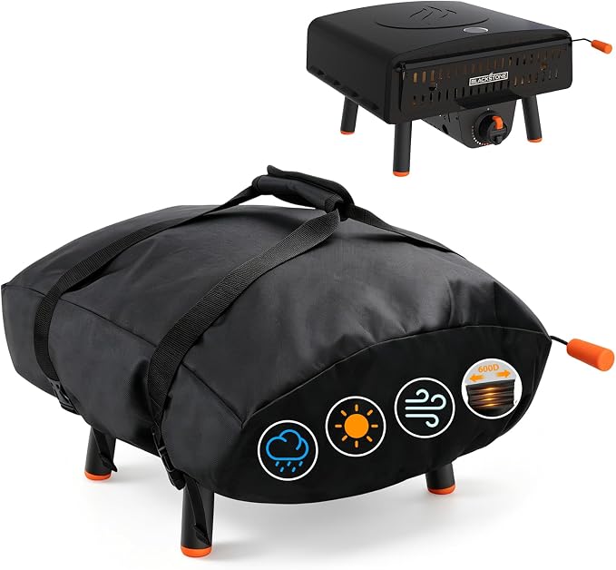 Pizza Oven Cover & Carry Bag 2-in-1 for Blackstone 2238 Leggero | Waterproof 600D cover doubles as carry bag,Fits Blackstone 2238 Leggero pizza oven,Protects during transport & storage