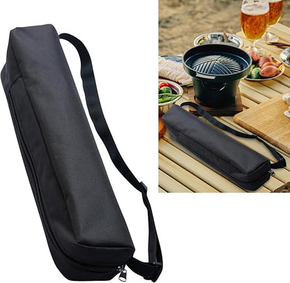 Balana Grill Storage Bag, Grilling Bags for Outdoor Grilling, Grill Tool Storage, Oxford Cloth BBQ tool Storage Storage Bag, Foldable Grill Bag for Outdoor Grilling BBQ(black)