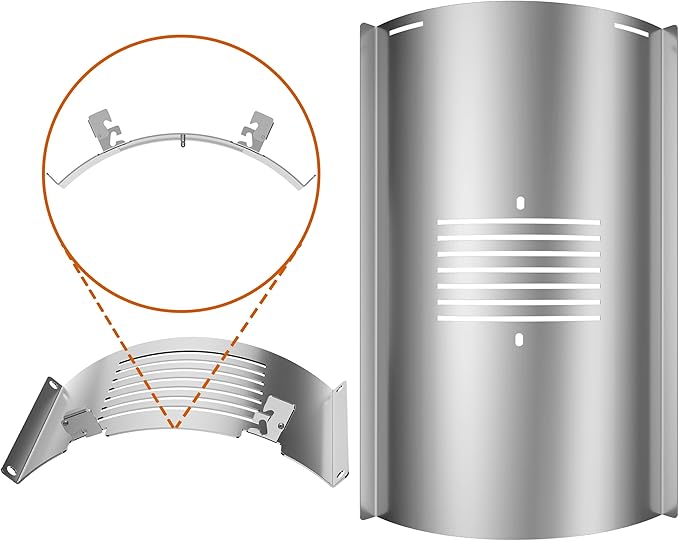 Flame Broiler Kit for Pit Boss Pellet Grills in PB820, PB850 Series with Flame Broiler Adjusting Bar - Includes Slide Cover and Bottom Kit, Grill Replacement Parts for Pit Boss 820D3, 850PS2 and More