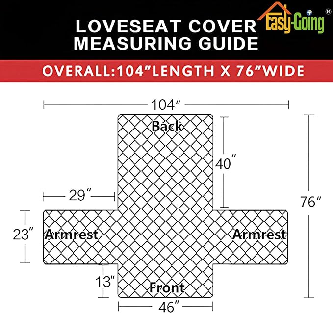 Easy-Going Reversible Couch Cover, 2 Cushion Sofa, Peacockblue/Beige | Loveseat, Slipcover For Dogs, Water Resistant Furniture Mat, Living Room, Non-Slip Sofa Cover, Pet Friendly
