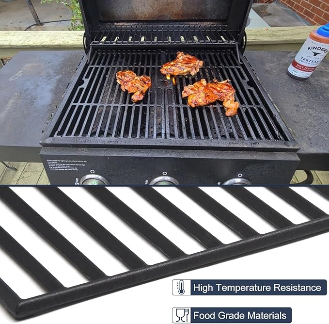 Criditpid GBC1932L Grill Replacement Parts for Blue Rhino 3 Burner Grill, B0212-040 Heat Plate Shields & G1707-010 Blue Rhino Grill Grates for GBC1406W Backyard Outdoor BBQ Grill Accessories.