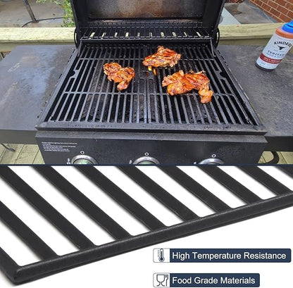 Criditpid GBC1932L Grill Replacement Parts for Blue Rhino 3 Burner Grill, B0212-040 Heat Plate Shields & G1707-010 Blue Rhino Grill Grates for GBC1406W Backyard Outdoor BBQ Grill Accessories.