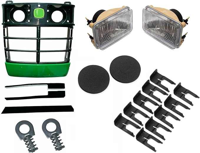 Replacement for John Deere Grille/Head Lights/Mounting Pad/Clips LVA11379 Fits 4500 4600 4700 OEM