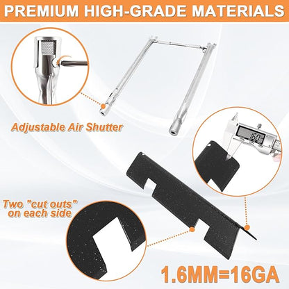 Spirit 2 Parts for Weber Spirit Grill Parts GS4 Spirit II/I 200 SER Replacement for Weber Spirit 2 Burner Tube 69785 67024, 7637 Grates,7635 67045 68842 3400301 Flavor Bars &Crossover Tube 69899 67278