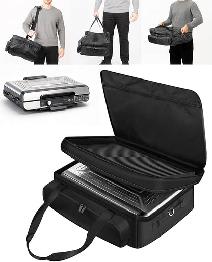 Carrying Bag for Ninja Sizzle Pro XL Indoor Griddle & Grill GX101 — 1280D Water-Resistant Oxford Shell — Cover for Ninja GX101 - Storage Case for Grill Plate & Accessories Tools, Bag Only