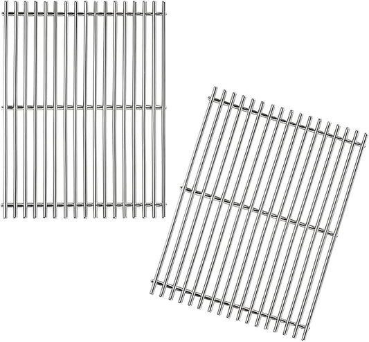 Hongso Genesis 2 Grill Grates SUS304 Stainless Steel for Weber Genesis II 300 Series E310 S310 E315 S315 E325 E330 E335 S330, LX S340 LX E340 Models, Genesis ii Grill Replacement Parts GS4 66802 66095