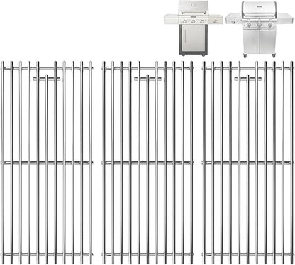720-0953 Grill Grates for KitchenAid Grill Replacement Parts 720-0787D 3 Burner 720-0953A 730-0953, Cooking Grates for Kitchen Aid 720-0787D Home Depot Grill Parts, Stainless Steel, 18 13/16 x 8 1/8"