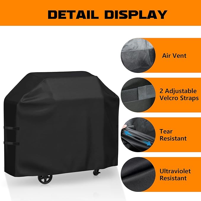 Outdoor Heavy Duty Waterproof Grill Cover for Nexgrill Neevo 720 Propane Gas Digital Smart Grill,BBQ Cover for Nexgrill 5 Burner Grill 720-0888 720-0830 720-0783 54 inch Grill Cover Accessories
