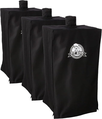 Pit Boss 5-Series Wood Pellet Vertical Smoker Cover,Black,(Pack of 3)