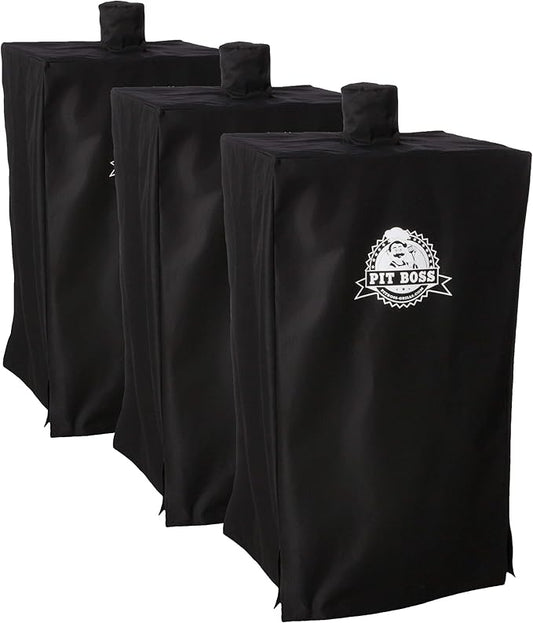 Pit Boss 5-Series Wood Pellet Vertical Smoker Cover,Black,(Pack of 3)