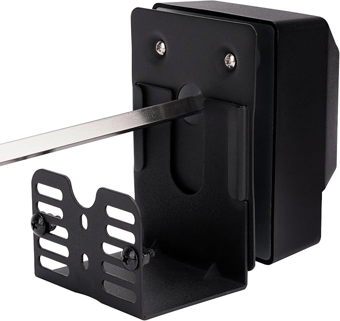Onlyfire Universal Barbecue Grill 3 Inch Slide Rotisserie Motor Bracket, Black (Pack of 2)
