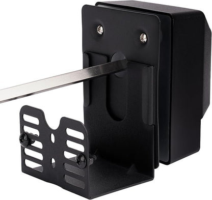 Onlyfire Universal Barbecue Grill 3 Inch Slide Rotisserie Motor Bracket, Black (Pack of 2)