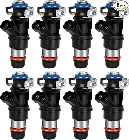 1999-2007 Fuel Injector Compatible for Chevy Express Silverado, for GMC Sierra Envoy Yukon Savana 1500/2500/3500 1999-2007, for Cadillac Escalade 2002-2006, V8 4.8L/5.3L/6.0L, Replace 17113553