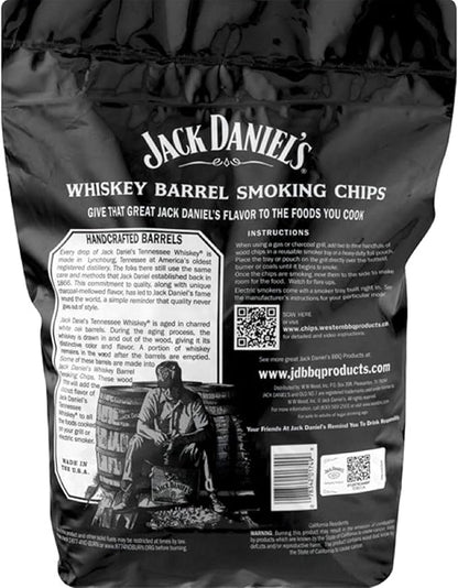 Jack Daniel's 01749 BBQ Smoking Chips, 1 pack, Black