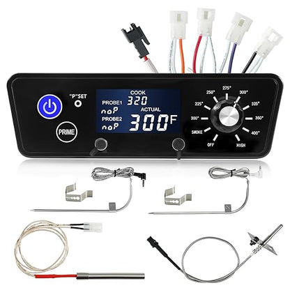Control Board Replacement Parts Compatible for Pit Boss 1100PS1, PB820, Pro 1100, 550 Navigator, PB440D2, PB1150G, PB850G,PB550G Wood Pellet Grill/Smoker, Control Panel with LCD Display