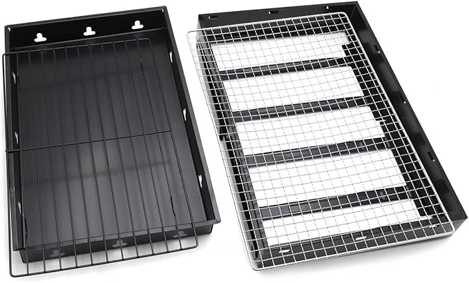 HTTMT- Foldable Compact Barbecue BBQ Grill Charcoal Stove Shish Kabob Tabletop For Outdoor Camping Picnic Travel Cooker [P/N: ET-COOK007-BK]