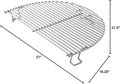 Primo Oval Junior 200 Ceramic Kamado Grill with Stainless Steel Grates - PGCJRH (2021)