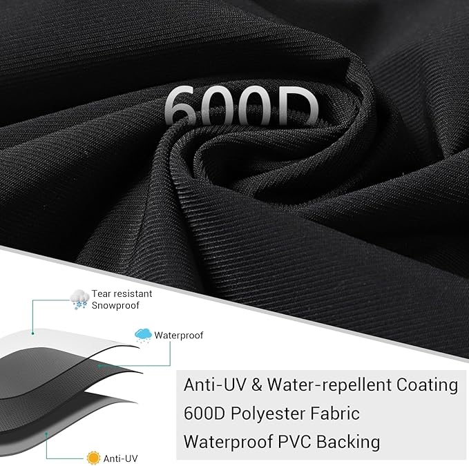 Outdoor Heavy Duty Waterproof Grill Cover for Blackstone Bronco 28" XL 3 Burner Griddle Vertical Pellet Smoker Combo,for Blackstone Griddle Cover Bronco Combo Griddle 2415 Grill Cover Accessories
