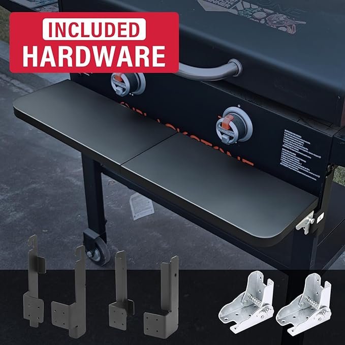 29 X 7 Folding Front Shelf for Blackstone 28 inch griddle 1883 2415 2311 2269, Easy-Check Fit Accessory for Outdoor Cooking or Use