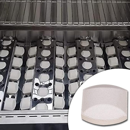 GasSaf Gas Grill Ceramic briquettes Replacement for 06000Y, NEXGRILL, Select Turbo Gas Grill Models (50 PCS)