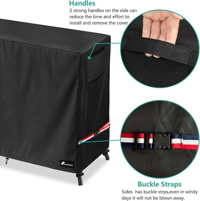 Waterproof Grill Cover for Blackstone 1555 1550 Tailgater Gas Grill and Griddle Combo, Outdoor Heavy Duty Durable Blackstone Grill Cover(Cover Only)